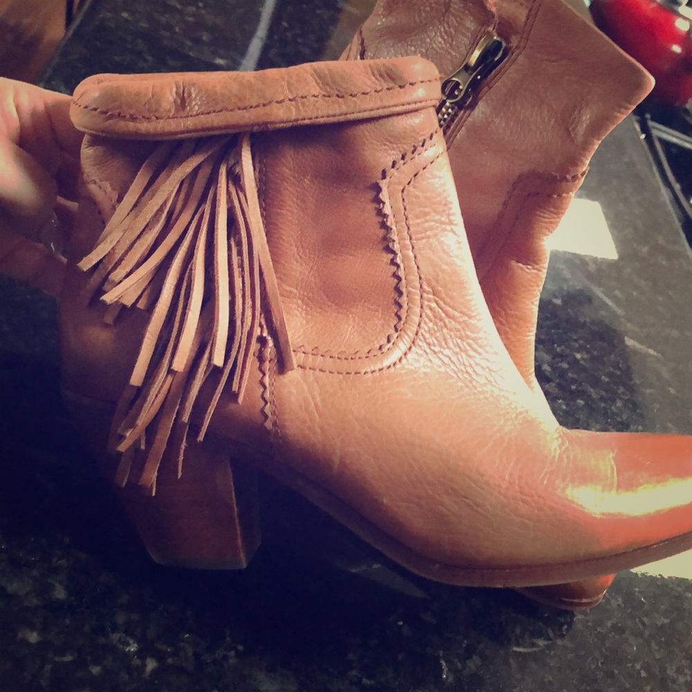 Sam Edelman-Louie Western Bootie with fringe